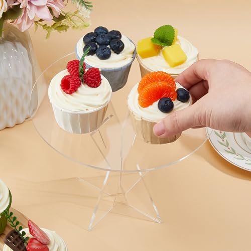Présentoir à cupcakes acrylique transparent multi-usage