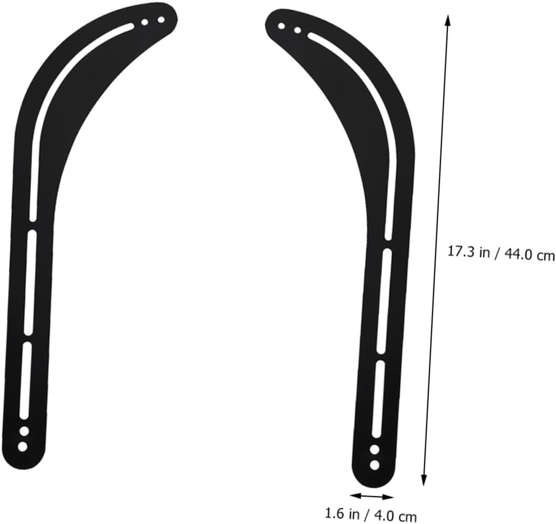 MERRYHAPY 2pcs Soundbar Mount Bracket for Tv No Drill Installation Under Above Tv Supports up to and Soundbars Sleek Design for Clean Home Setup