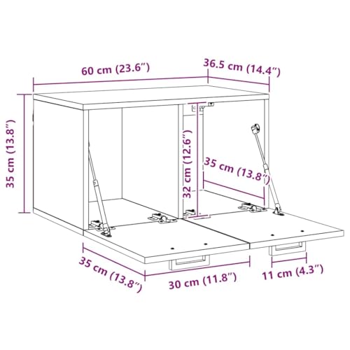 Meuble de rangement fonctionnel à 2 étagères pour optimiser les petits espaces