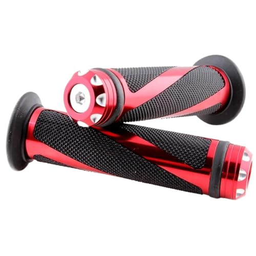 Empuñaduras de manillar CNC 22mm para Kawasaki con puños universales