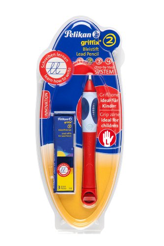 Preisvergleich Produktbild Pelikan 913384 - Bleistift Griffix für Linkshänder, rot