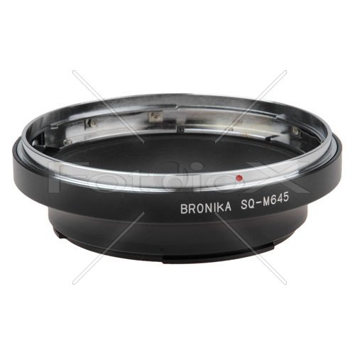 Fotodiox Pro Lens Mount Adapter - Bronica SQ Mount Lens to to Mamiya 645 (M645) Mount SLR Camera Body