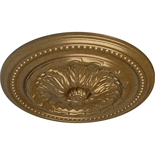 Image of Ekena Millwork Chester Ceiling Medallion, Pale Gold