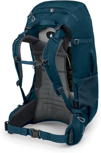 Image of Osprey Fairview Trek 50L Women's Travel Backpack, Night Jungle Blue