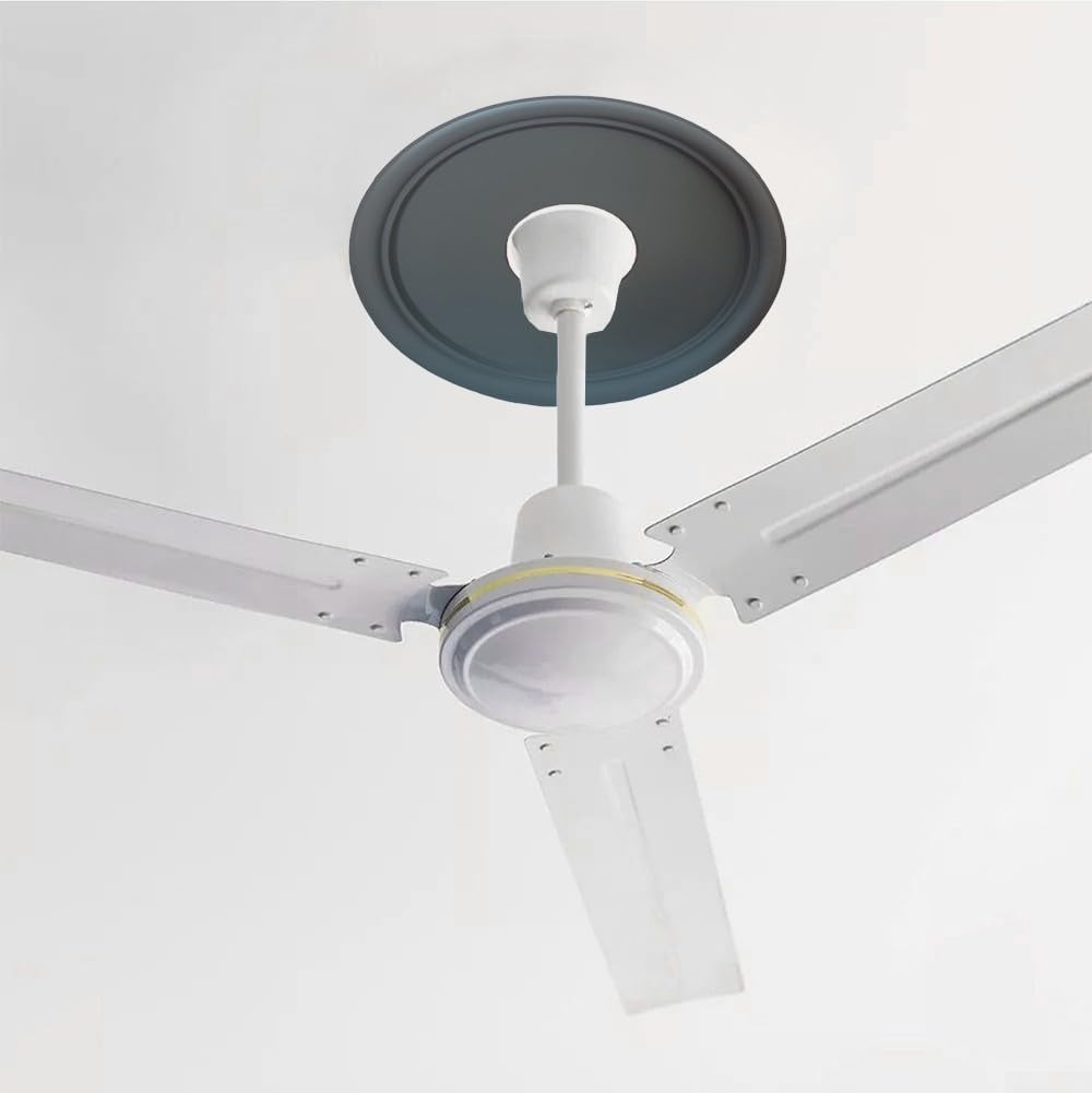 Elegant PU Ceiling Medallion for Light Fixtures, Perfect for Chandelier and Ceiling Fan Enhancements