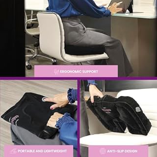 Cabeau Evolution Cushion Portable & Lightweight Inflatable Seat Cushion - Ideal for Office Chairs, School Bleachers, Stadium Seats, and Wheelchairs - Comfort on The Go