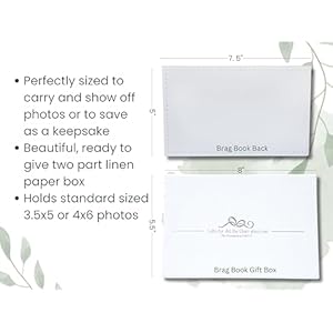 The grandparent gift great grandma gift grandparent photo brag book  urban country home decor