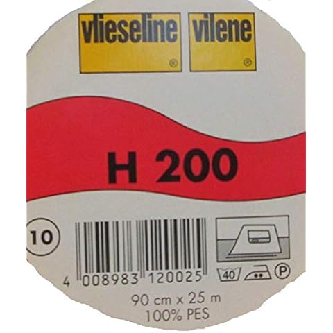 leichte Einlage H 200 von Freudenberg 90 cm breit weiß Cover