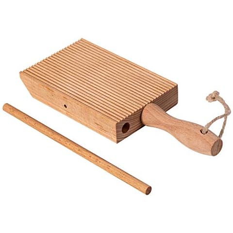 Yueshico Gnocchi Boards Wooden Paddle Natural Beechwood Quick Gnocchi Stripper and Paddle Easily Create Authentic Homemade Pasta and Butter Without Sticking Cover