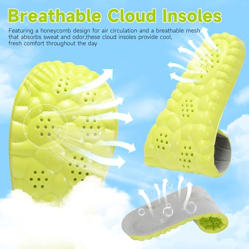 Image of 4D Stepper Insoles for Men and Women,Soft Arch Support Cloudsole Thick Cushion Cloud Insole for Foot Pain Relief