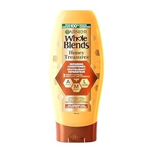 Garnier Whole Blends Repairing Conditioner Honey Treasures, Damaged Hair, 22 fl; oz.