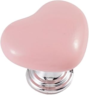 Love Heart Shaped Toilet Tank Button,Toilet Push Button Flush Replacement,Colorful Adhesive Love Heart Shape Handle,Portable Accessory Handle Toilet Press Tool for Home