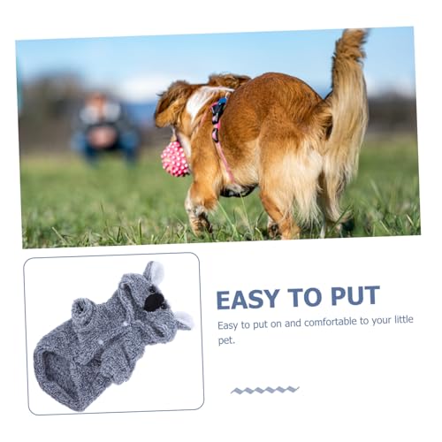 Disfraz cálido para perros LIOOBO, abrigo azul talla M miniatura 4
