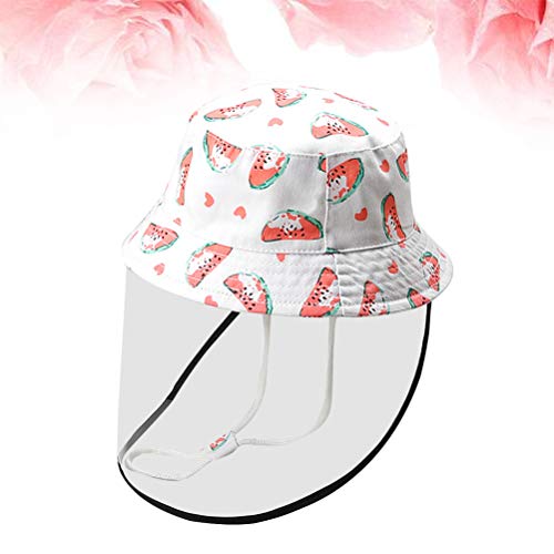 PretyzOOM — Chapéu protetor solar infantil de 52 jardas, capa de rosto inteiro destacável anticospen