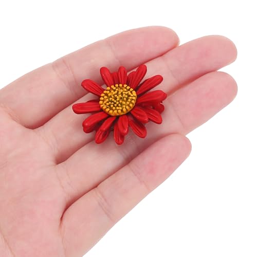 Image of PATIKIL Daisy Pin, Flower Women Brooch Lapel Pins Sunflower Suit Lapel Pin for Shirt Hat Cardigan Sweater Decorate Tie Tacks Pin Back Clutch Jewelry Gifts