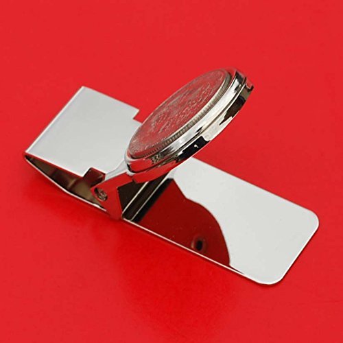 1980 Mexico 50 Centavos National Arms Eagle Snake Coin Hinged Money Clip NEW4