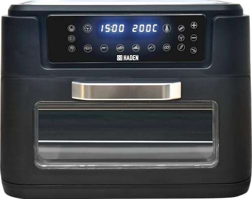 Haden 12L Air Fryer Oven - 2400W Multifunction with 12 Cooking Functions, Large Capacity Digital Display for Oil-Free Cooking, Adjustable Temperature, Auto Shut-Off, Easy to Clean