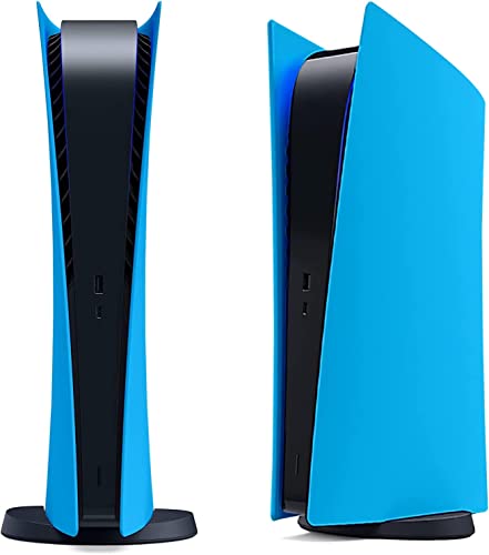 Image of New World Digital Edition Face Plates Cover Skins Shell Panels for PS5 Console, Accessories Faceplates Protective Shell Replacement Plate (Digital Starlight Blue Digital)