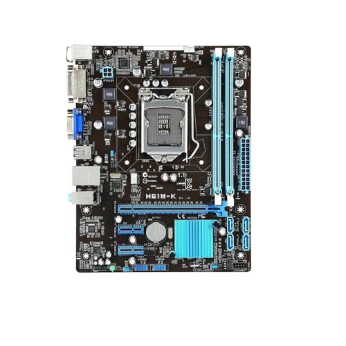 ZXKLXYY Computer Motherboards H61M-K Motherboard Fit for ASUS H61M-K Motherboard DDR3 LGA 1155 PCI-E 3.0 Micro ATX Support Core i5-2300 Core i5-3570 CPU