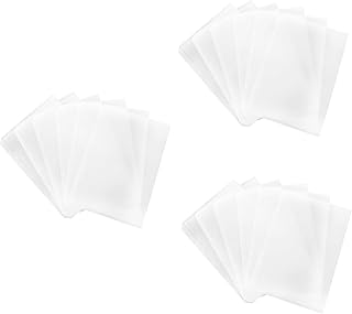 NOLITOY 18 Peças Saco De Armazenamento Mangas De Papel Transparente Mangas Fichário Transparente Fichário Pasta Pastas De Bolso Organizador De Fichário Poli Bolsos Pvc Com Envelope Bolsa