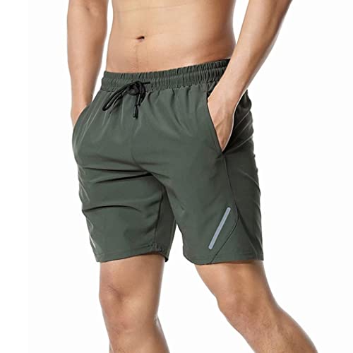 Short de running homme pour le fitness et le tennis respirant noir