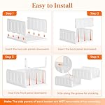 Lifewit Stackable Closet Organizers and Storage Basket for Clothes, Plastic Sweater Storage Bins for Wardrobe, Multifunctional Pants Organizer for RV, Pantry, Bathroom, Kitchen, Dorm, 24L, 6 Pack - Image 4