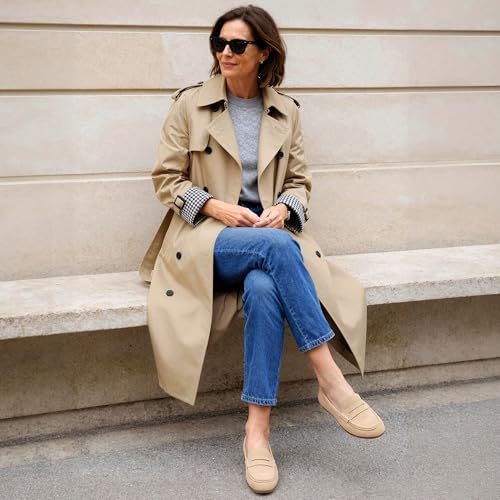 Women's Loafers Slip On Comfort Work Flats - image 3