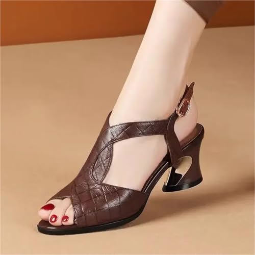 Women's Chunky Heel Sandals Comfortable Soft Sole Open Toe Breathable Ankle Boots Sexy Party Dresses High Heels2