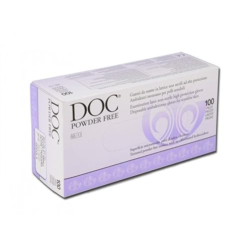 Jardinage S.R.L. doccl 6, sans poudre Gants en latex, petits (Lot de 100) Cover