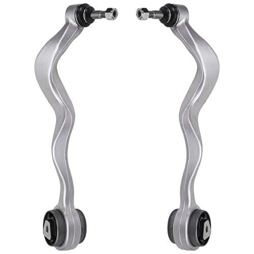 Image of Detroit Axle - 4pc Front End Control Arms Kit for BMW 525i 528i 530i 535i 545i 550i M5, 2 Lower Forward Control Arms w /Ball Joints 2 Stabilizer Sway Bars Replacement