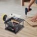 Mini Table Saw, Compact Design Multi-functional Desktop Saw, Corded Electric Table Saw with Sandpapers, 0-90° Cutting Precision Cutting Tool for DIY Crafts Model Making Handicraft Development