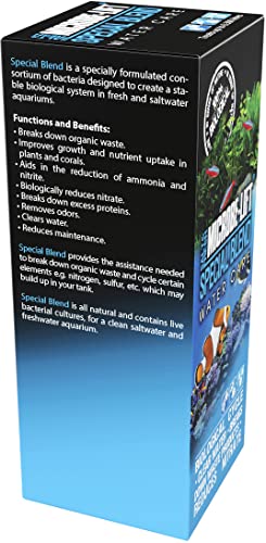 Image of MICROBE-LIFT Special Blend Aquarium Water Care Treatment,Cleaner&Clarifier for Fresh and Saltwater Fish Tanks,Reduces Maintenance&Helps with Aquarium Algae Control&Odor,(SBH16),16 Ounces (Pack of 12)
