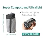 TREKOLOGY Inflatable Neck Pillow for Travel – Compact Ultralight Air Pillow with Button Inflation & Quick Deflate – Dual-Fabric Neck Support Cushion for Airplane, Car, Train, Bus - Image 2