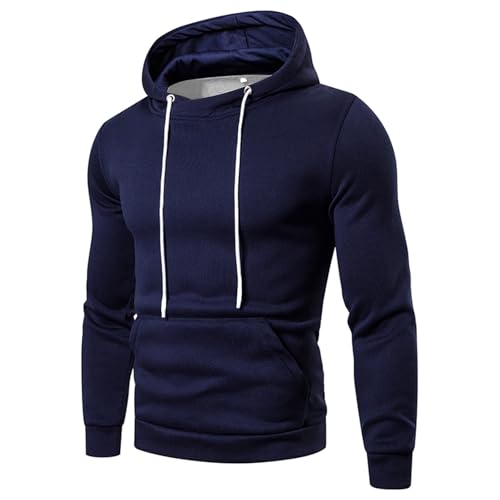 Pull Homme Marron Confortable en Molleton Idéal pour vos Sorties Urbaines Décontractées
