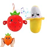 Interactive Banana – Soft Sensory Music Plush with Sounds, Parent-Child Fun and Early Learning (2pcs)