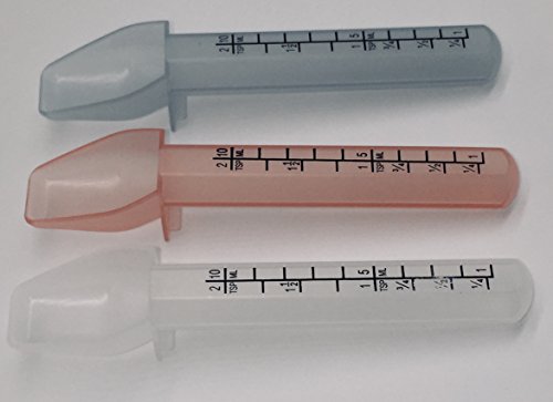 2 TSP 10 ml 10cc Calibrated Medicine Spoon 3 Pack