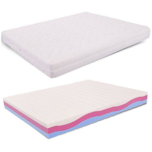 miasuite Baldiflex Lupin III Multionda - Colchón de Matrimonio (160 x 190 cm, Espuma viscoelástica, 22 cm de Alto, Funda extraíble)