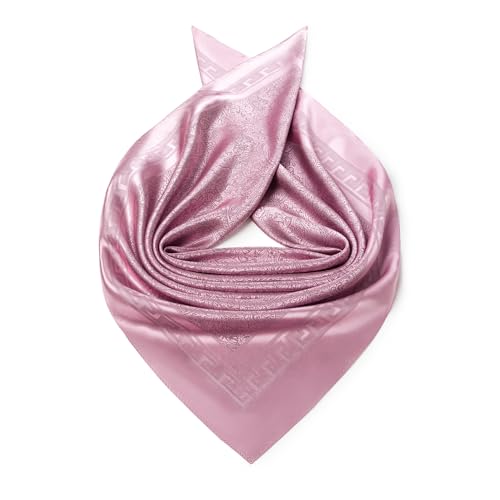 Image of 35 inch Men's Large Square Jacquard Scarf - Cowboy Wild Rugged Style, With Gift Packed
