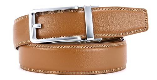 Image of CHAOREN Click Belts for Men - Mens Ratchet Belt 1 3 /8 inch for Dress Pants - Perfect Companion to Men's Oxfords