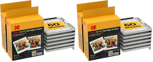 Image of KODAK 4PASS 3x3 inch Cartridge Refill, 120 Sheets, Mini 3 & Mini Shot 3