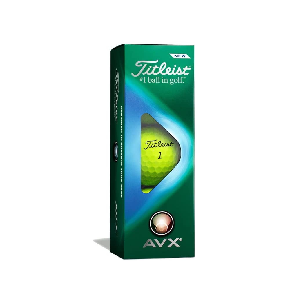 Titleist AVX Bolas DE Golf, Adultos Unisex, Amarillo, Talla única