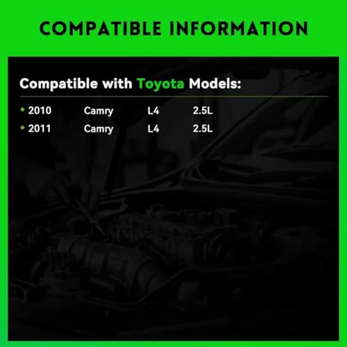 Image of 11516N Alternator 2.5L L4 Compatible with 2010-2011 Toyota Camry, 100Amp Replace# 104210-2650 1042102650 27060-0V060 27060-0V060-84 AL3367X 90295768