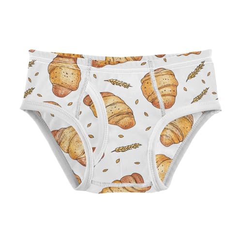 Wusikd Sausage Rolls Boys' Underwear Cotton White Boys Briefs Soft Toddler Underwear 2T