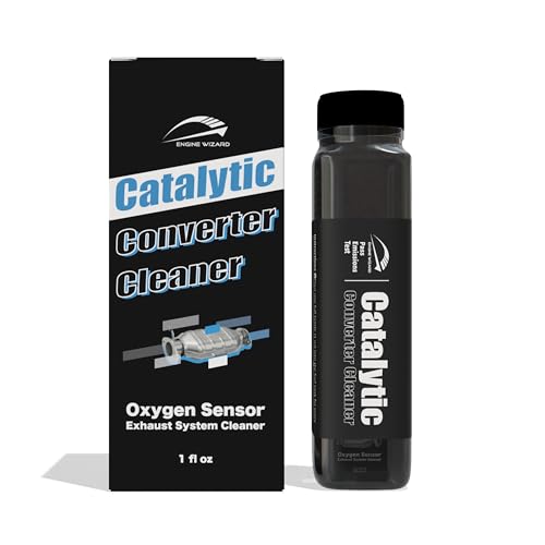 Engine Wizard - Catalytic Converter Cleaner & Exhaust System Cleaner | Fuel Additive, Fix P0420/P0430, Clean Oxygen Sensor (1 fl. oz)