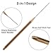Dr.Fish Dubbing Needle with Half Hitch Tool, Flyting Bodkin, Brass, Fly Tying Tool Hackle/Dubbing Spltting for Fly Fishing