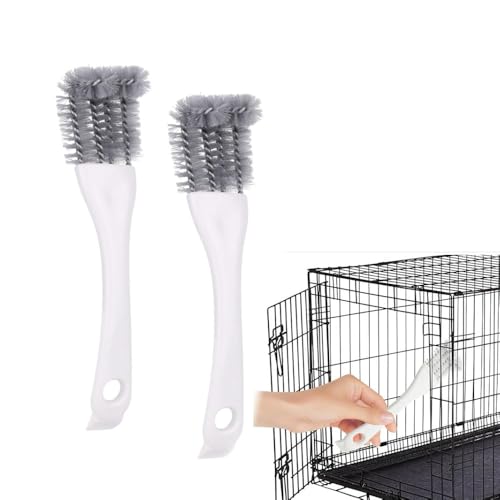 Armastuse Gabbia per uccelli, 2 pezzi, con manico lungo per gabbie per uccelli, pappagalli, accessori per la pulizia di gabbie per uccelli