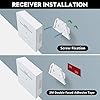 Mailbox Alarm, Briidea 500ft Wireless Mailbox Alert with LED Light Flashing and Sound Reminders