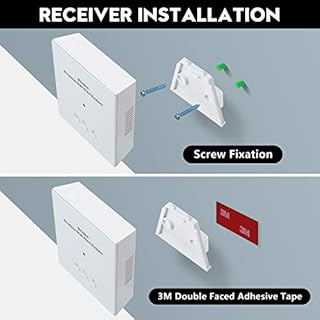Mailbox Alarm, Briidea 500ft Wireless Mailbox Alert with LED Light Flashing and Sound Reminders