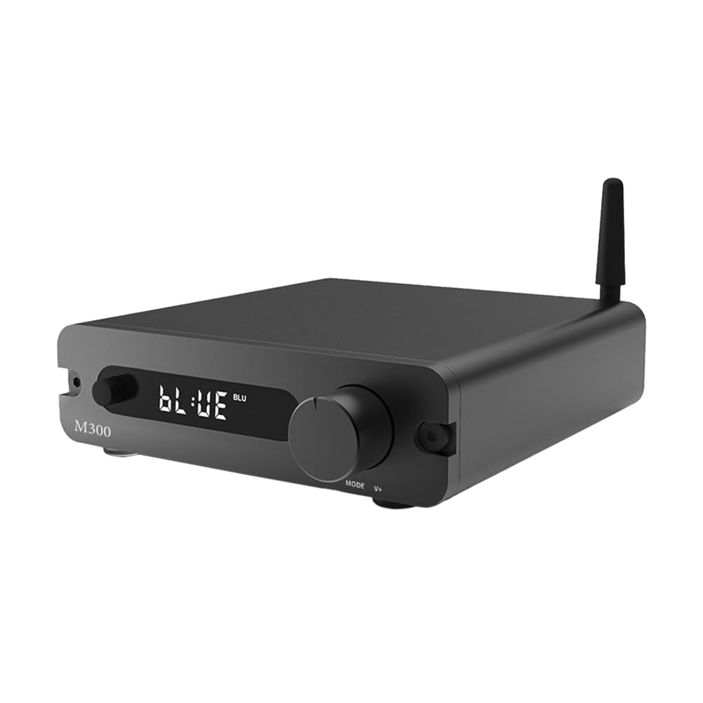 Amplificador Decodificador Integrado M300 Fever USB Clase D Amplificador Digital Amplificador de Alta Potencia Bluetooth para el Hogar