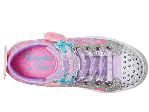 Skechers Girl's Twinkle Sparks-Underwater Magic Sneaker2